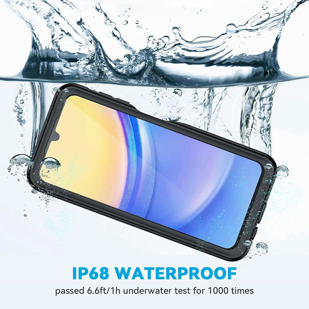 ShellBox Husa de protectie ShellBox Waterproof IP68 compatibil cu Samsung Galaxy A15 4G / A15 5G, Negru – imagine 2