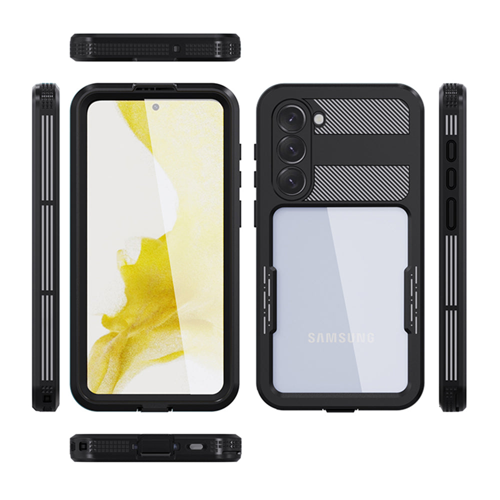 ShellBox - Waterproof IP68 Case - Samsung Galaxy S23 Plus - Black