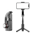 Techsuit - Selfie Stick (L18sMini) - Stable Gimbal/Tripod with Bluetooth Remote Control, Fill Light, 360 Rotation, 70cm 