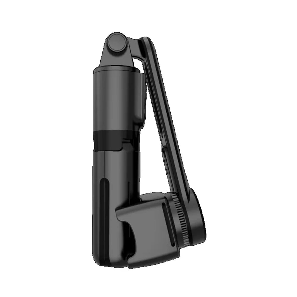 Techsuit - Mini Selfie Stick (L18Mini) - Stable Gimbal/Tripod with Bluetooth Remote Control, 360 Rotation, 70cm - Black