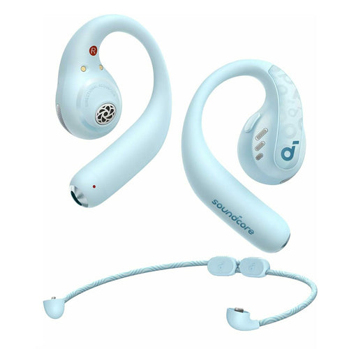Anker - Wireless Earbuds SoundCore AeroFit Pro (A3871G61) - for Sport, Bluetooth, Waterproof - Blue