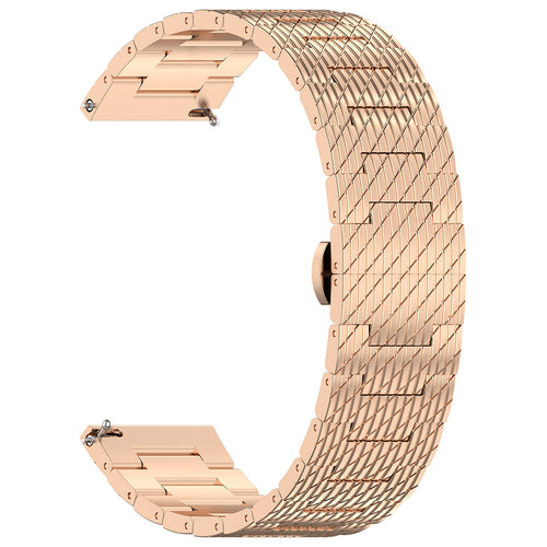 Techsuit - Watchband 22mm (W052) - Huawei Watch GT 2 (46mm)/GT 2 Pro/GT 3 Pro (46mm)/Ultimate, Xiaomi Watch S1 - Rose Go