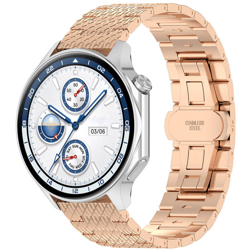 Techsuit - Watchband 22mm (W052) - Huawei Watch GT 2 (46mm)/GT 2 Pro/GT 3 Pro (46mm)/Ultimate, Xiaomi Watch S1 - Rose Go