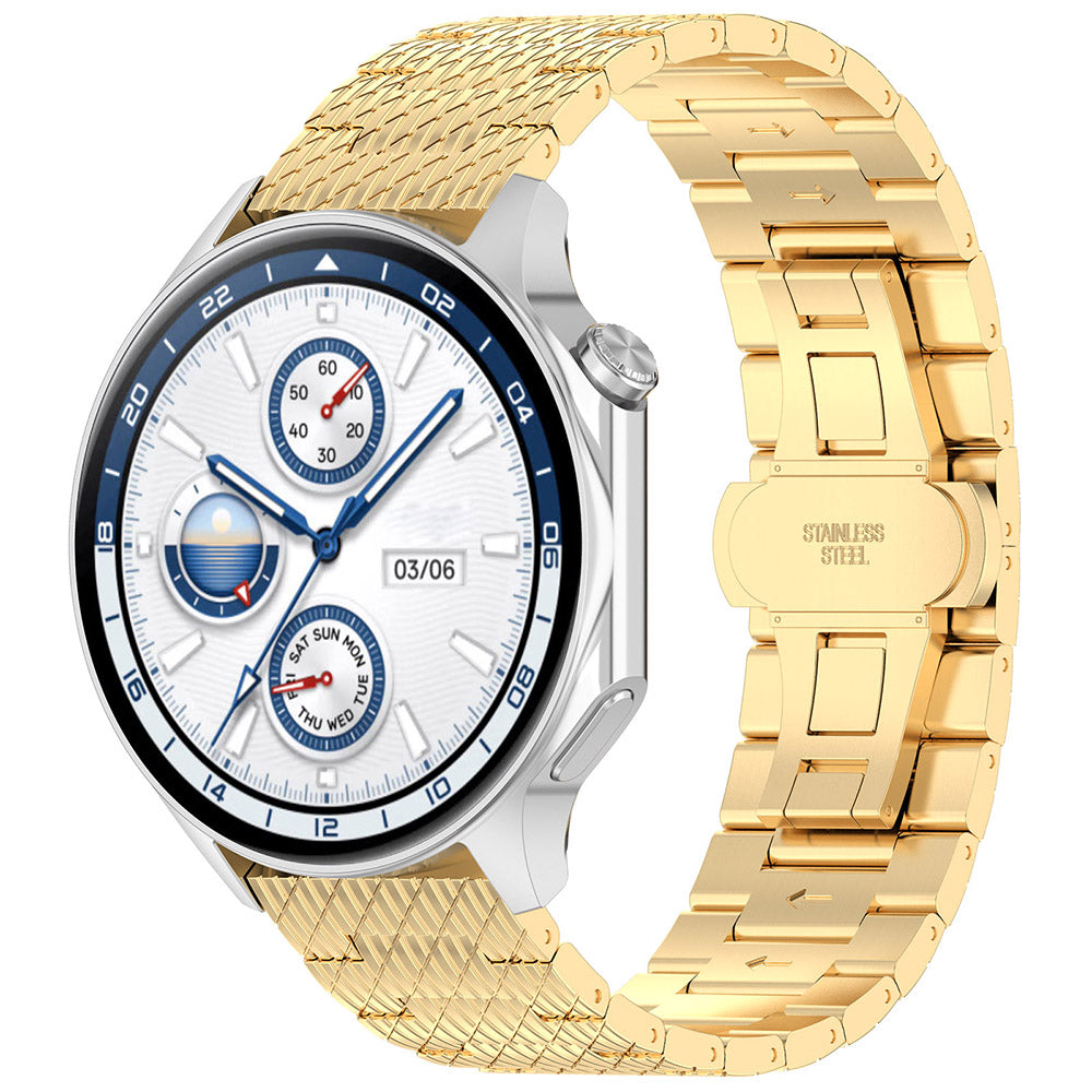 Techsuit - Watchband 22mm (W052) - Huawei Watch GT 2 (46mm)/GT 2 Pro/GT 3 Pro (46mm)/Ultimate, Xiaomi Watch S1 - Gold