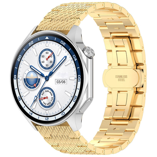 Techsuit - Watchband 22mm (W052) - Huawei Watch GT 2 (46mm)/GT 2 Pro/GT 3 Pro (46mm)/Ultimate, Xiaomi Watch S1 - Gold