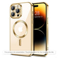 Husa de protectie Techsuit Luxury Crystal MagSafe compatibil cu Xiaomi 17T Pro, Auriu