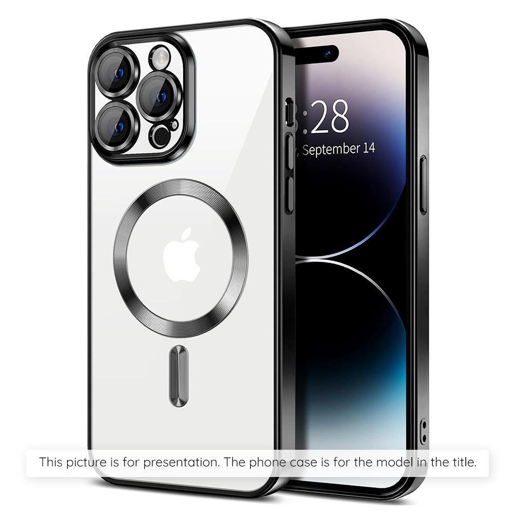 Husa de protectie Techsuit Luxury Crystal MagSafe compatibil cu Xiaomi 17T, Negru