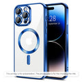 Husa de protectie Techsuit Luxury Crystal MagSafe compatibil cu Xiaomi 17T Pro, Albastru