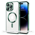 Husa de protectie Techsuit Luxury Crystal MagSafe compatibil cu Xiaomi 17T, Verde inchis