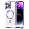 Husa de protectie Techsuit Luxury Crystal MagSafe compatibil cu Xiaomi 17T Pro, Mov