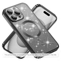 Husa de protectie Techsuit Luxury Glitter MagSafe compatibil cu Xiaomi 17T, Negru