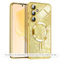 Husa de protectie Techsuit Luxury Glitter MagSafe compatibil cu Xiaomi 17T Pro, Auriu