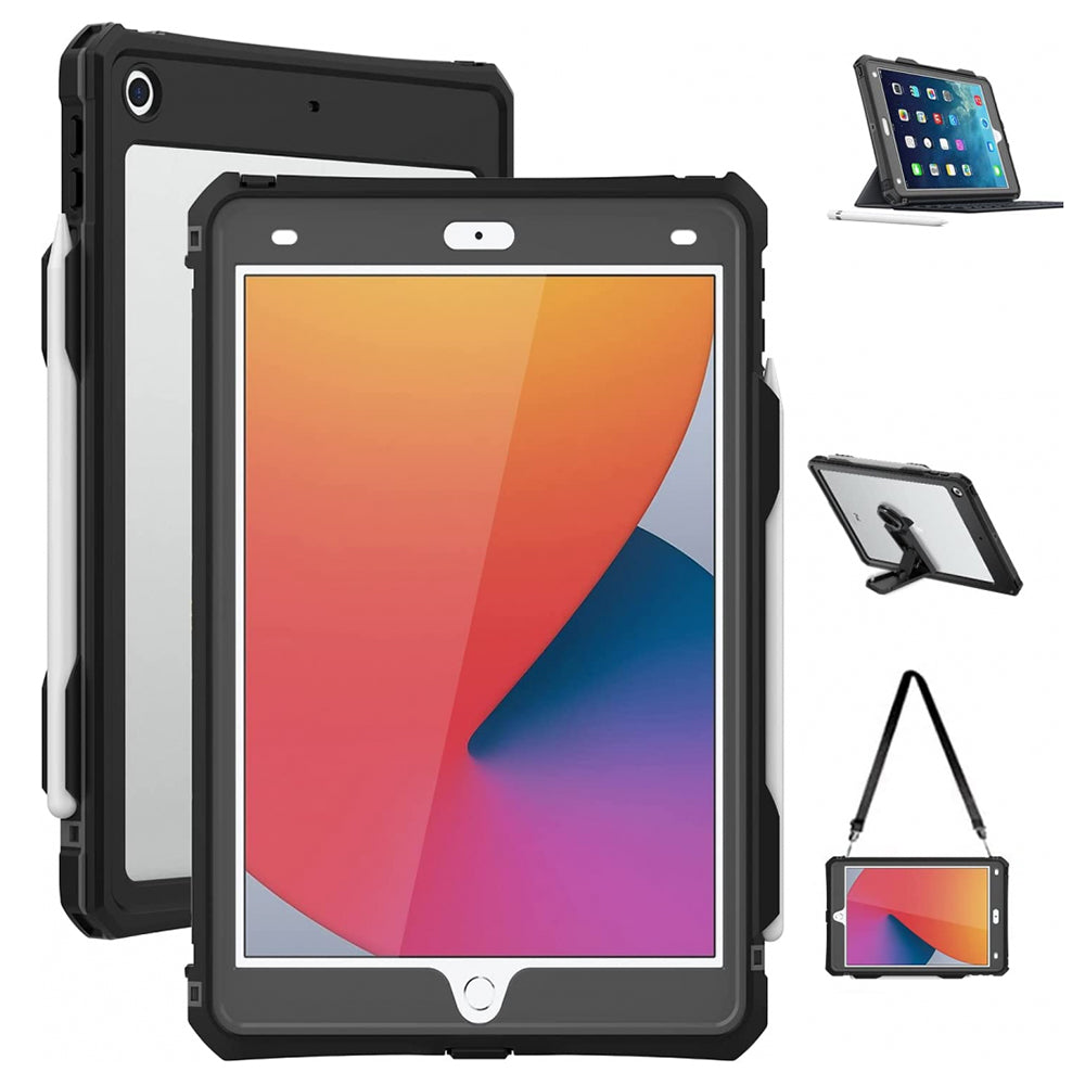 ShellBox - Waterproof IP68 - iPad 10.2" (2019 / 2020 / 2021) - Black
