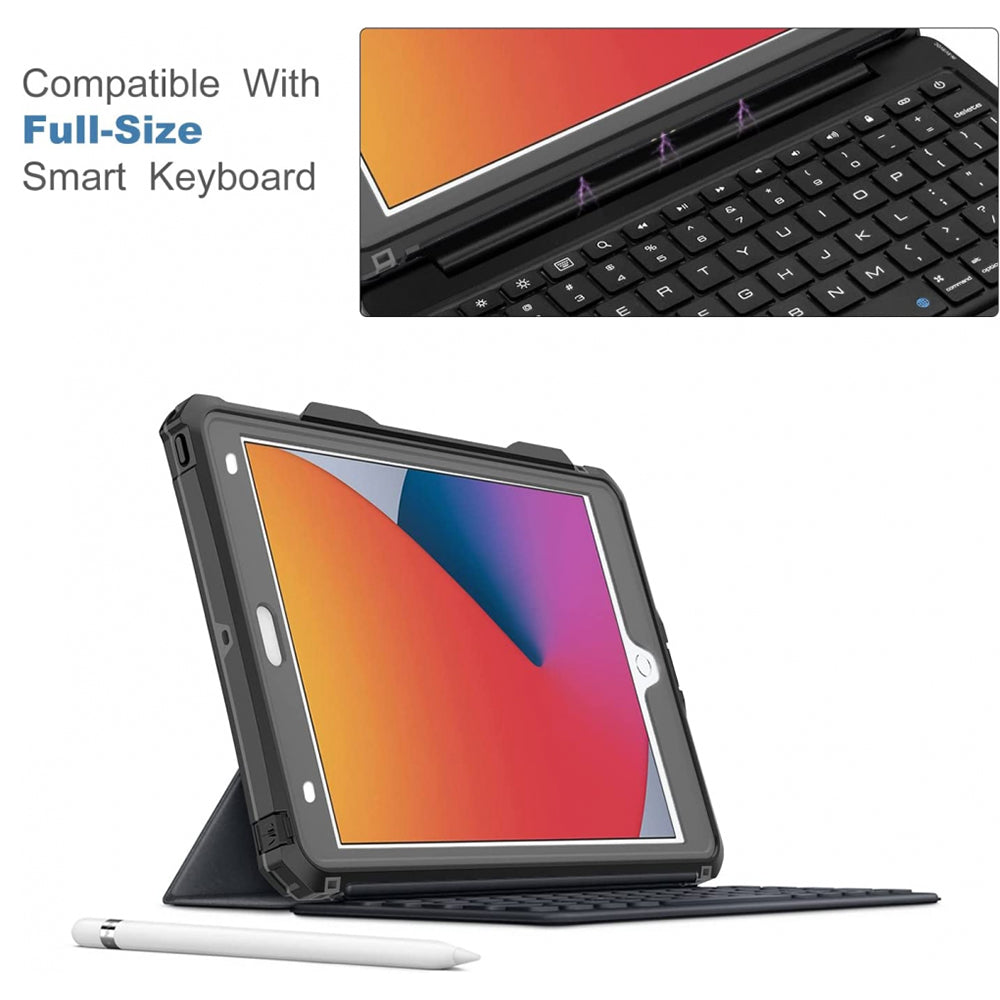 ShellBox - Waterproof IP68 - iPad 10.2" (2019 / 2020 / 2021) - Black