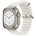 Techsuit - Watchband (W038) - Apple Watch 1/2/3/4/5/6/7/8/9/10/11/SE/SE 2/SE 3 (38/40/41/42mm) - White
