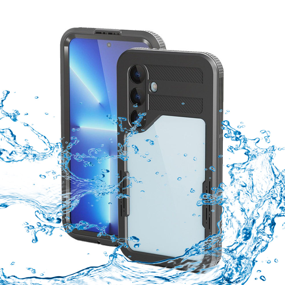 ShellBox Husa de protectie ShellBox Waterproof IP68 compatibil cu Samsung Galaxy S24, Negru