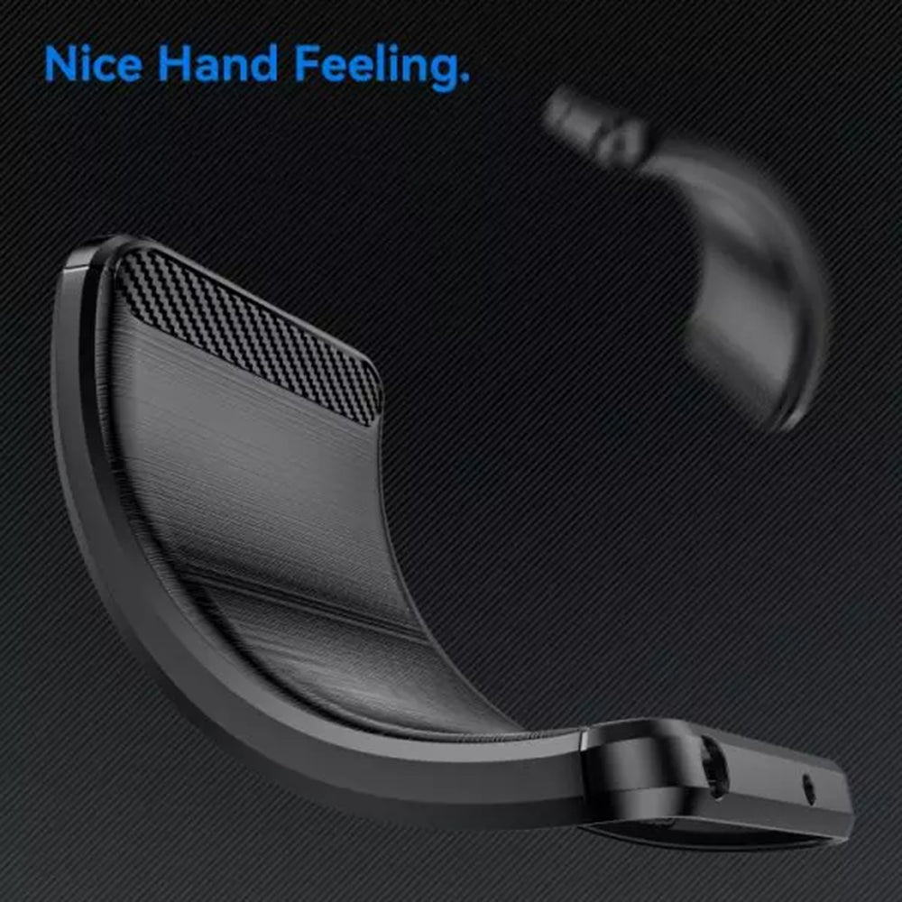 Techsuit - Carbon Silicone - Motorola Edge 30 Fusion - Black