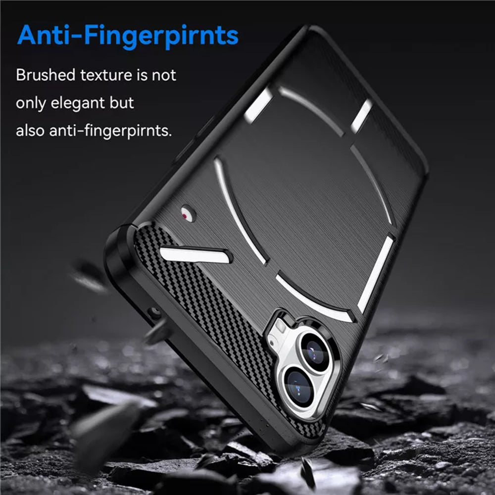 Techsuit - Carbon Silicone - Nothing Phone (1) - Black