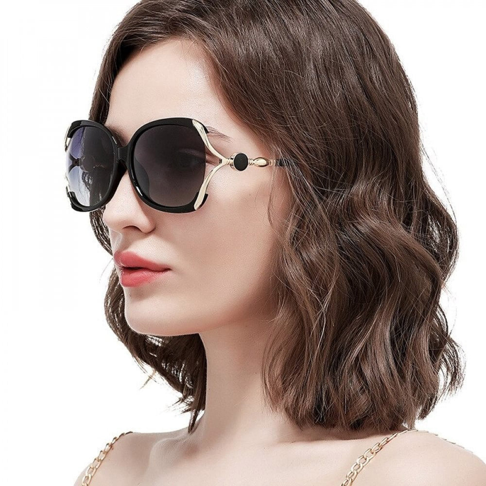 Techsuit - Sunglasses Polarized (1722) - for Women with UV Protection, PC - Pink / Gray