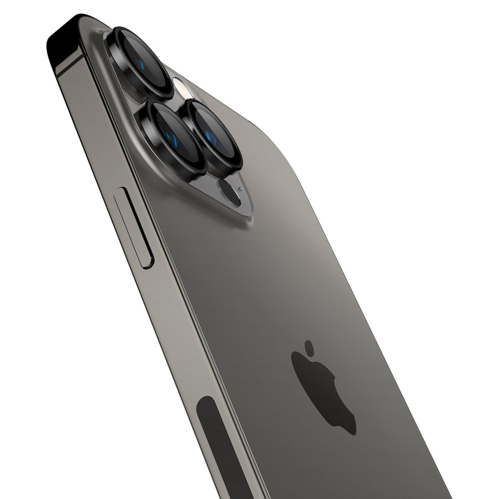Spigen - (2 pack) Optik.tR EZ Fit Pro Camera Glass (AGL05205)- iPhone 14 Pro/Max/15 Pro/Max/16 Pro/Max/17 Pro/Max - Blac