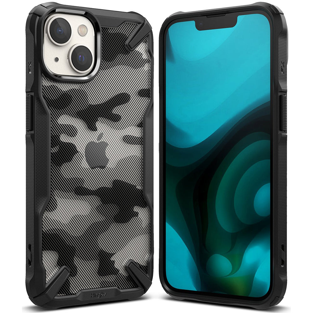 Ringke - Fusion X Design - iPhone 14 Plus - Camo Black