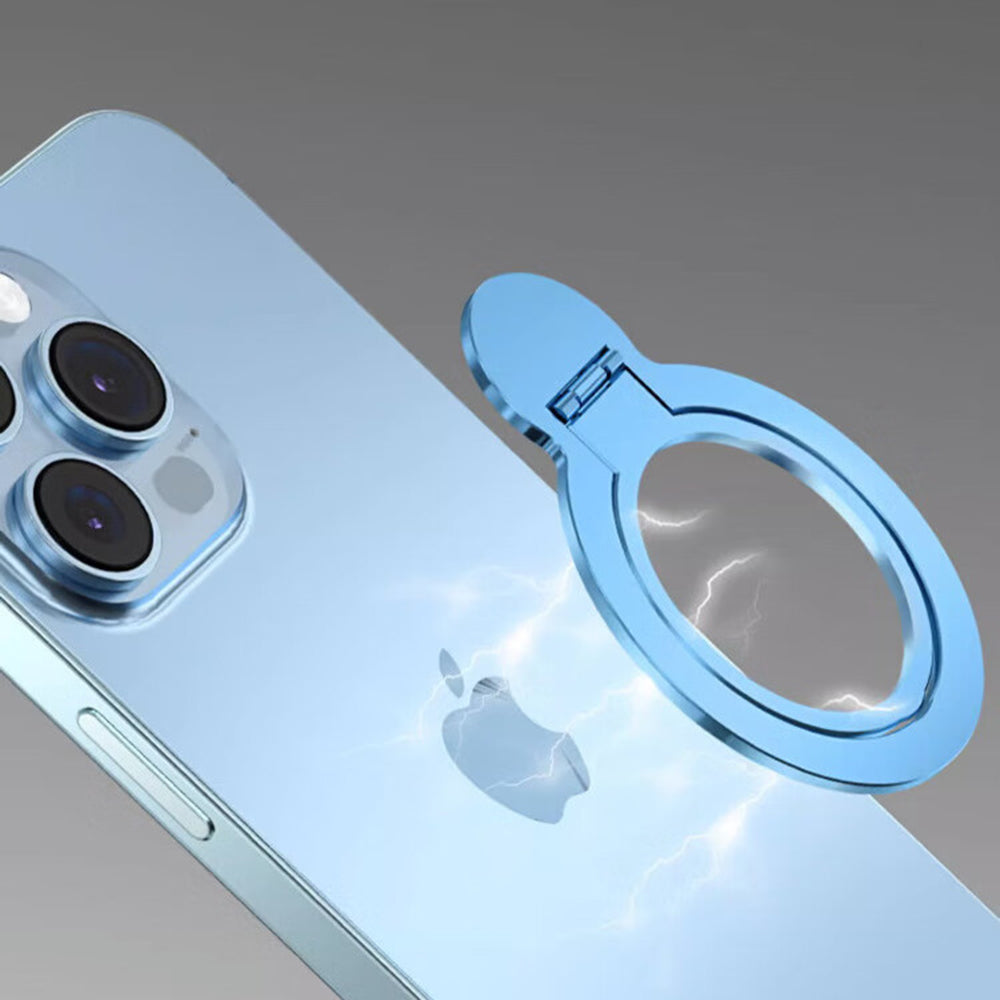 Techsuit - MagSafe Phone Ring (MPR4) - Round Shape, Aluminium Alloy - Blue