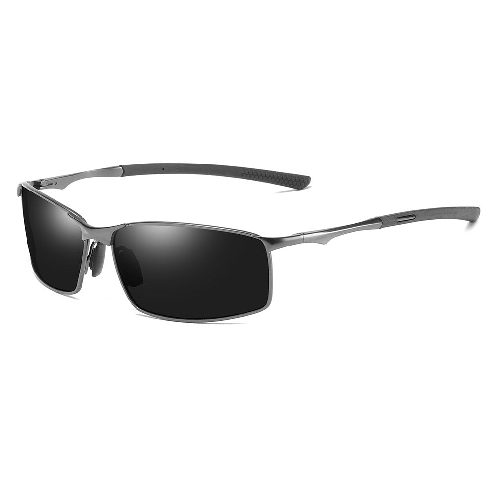 Ochelari de Soare Techsuit (559), Metal, Negru / Argintiu