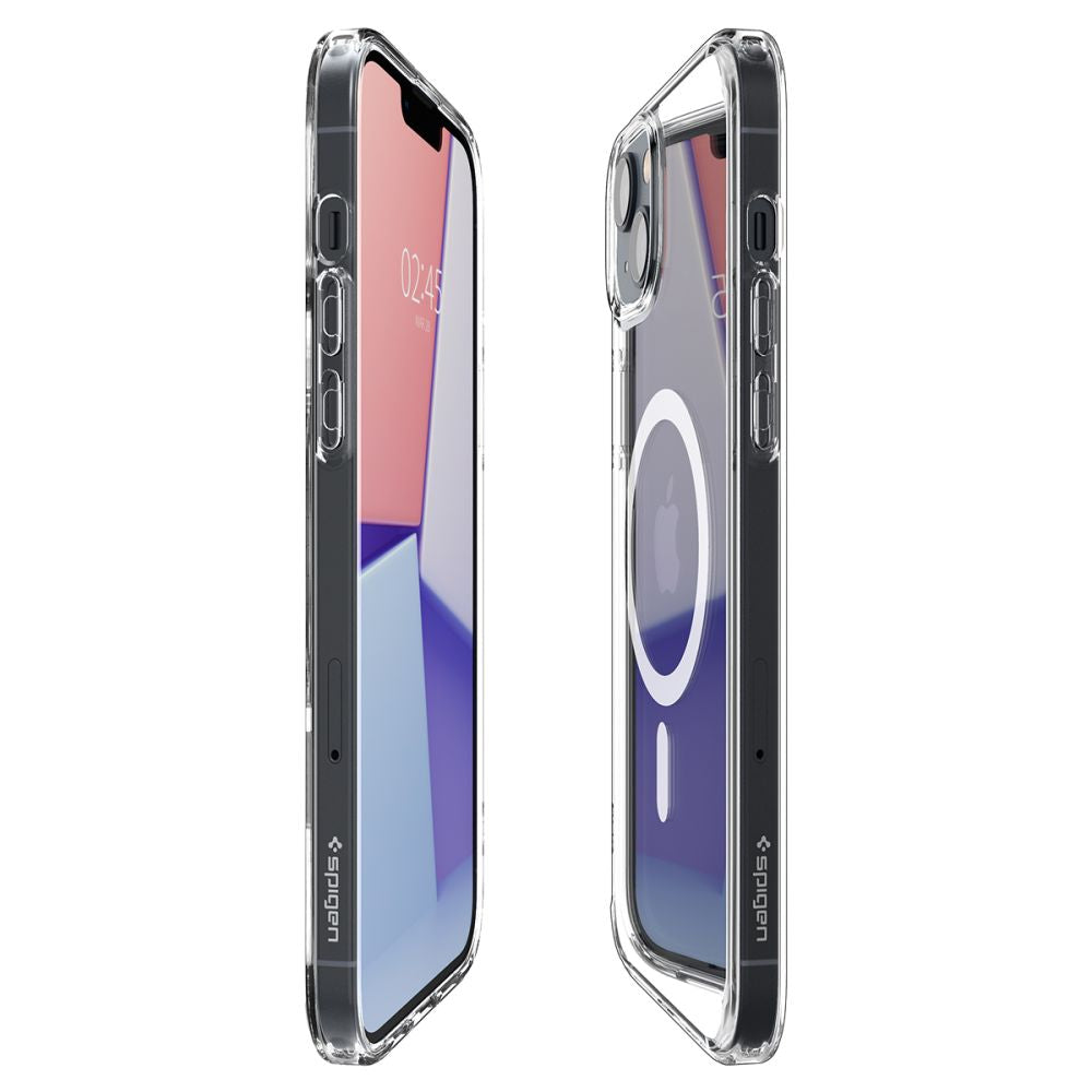 Spigen Husa de protectie Spigen Ultra Hybrid MagSafe (ACS05048) compatibil cu iPhone 14, Alb – imagine 2