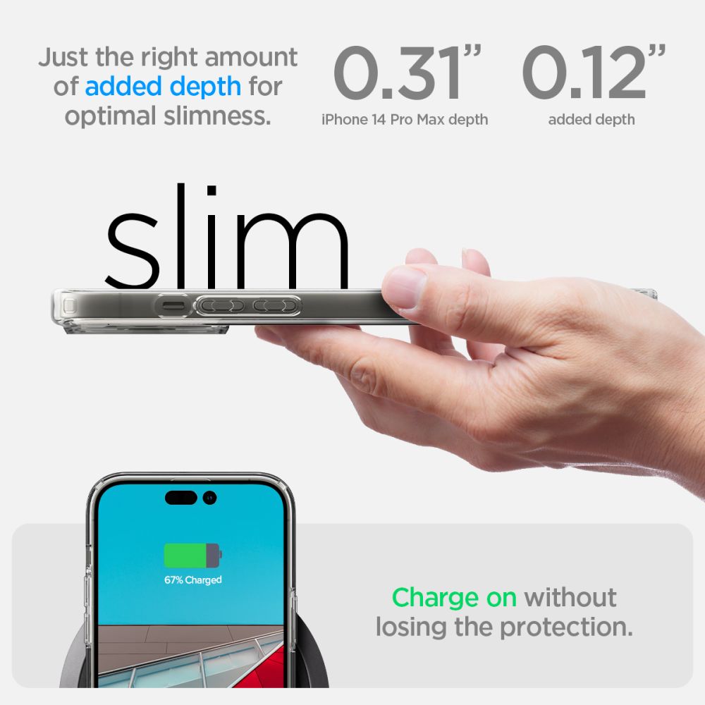 Spigen - Ultra Hybrid (ACS04816) - iPhone 14 Pro Max - Clear
