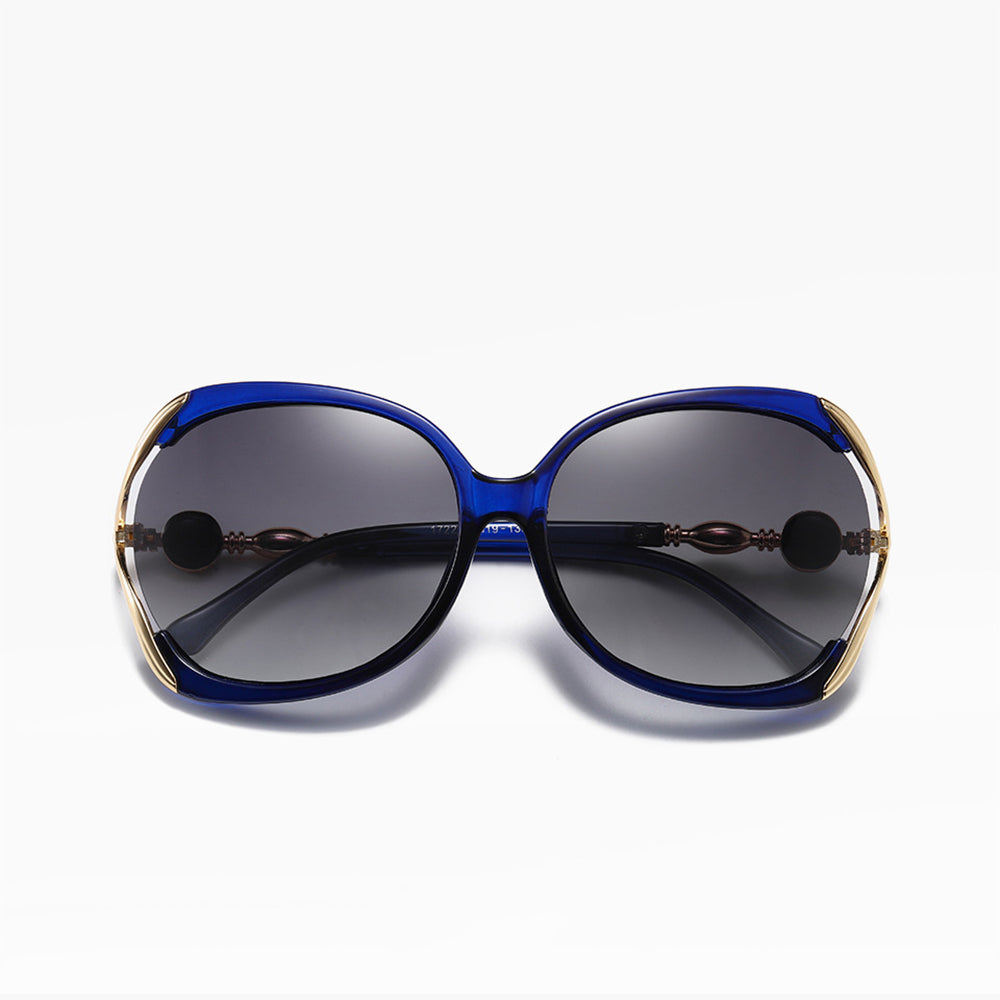 Techsuit - Sunglasses Polarized (1722) - for Women with UV Protection, PC - Blue / Gray
