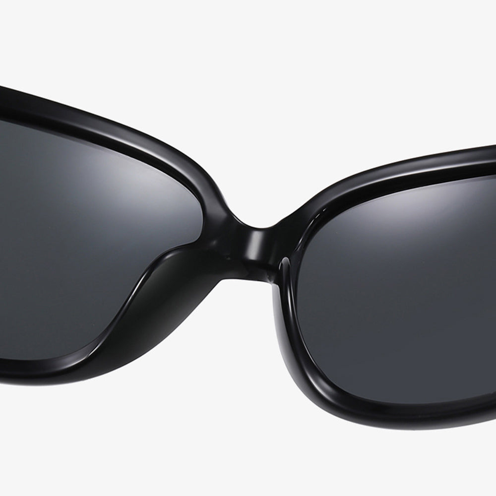 Techsuit - Sunglasses Polarized PC (2012) - UV Protection - Black / Red / Gray
