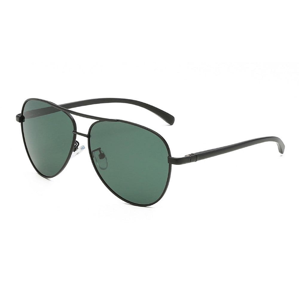 Ochelari de Soare Techsuit (2150), Metal, Negru / Verde
