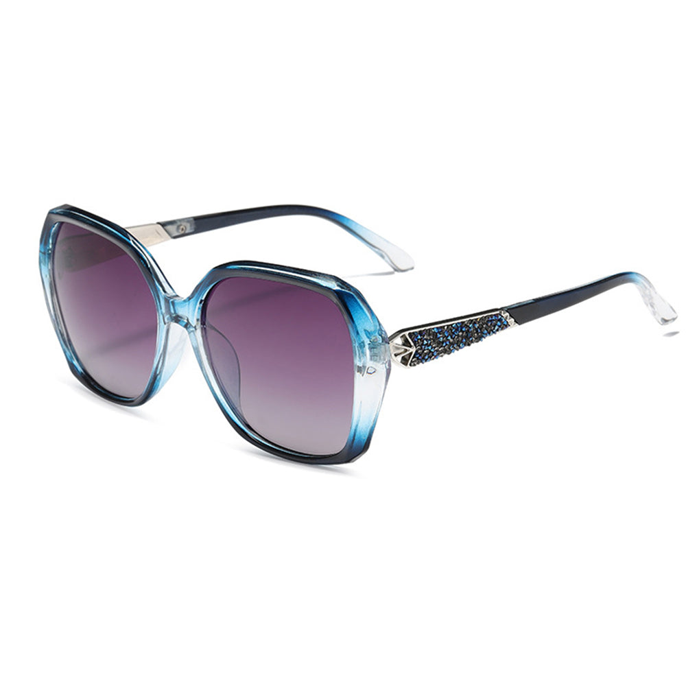Techsuit - Sunglasses Polarized (5599) - for Women with UV Protection, PC - Blue / Gray