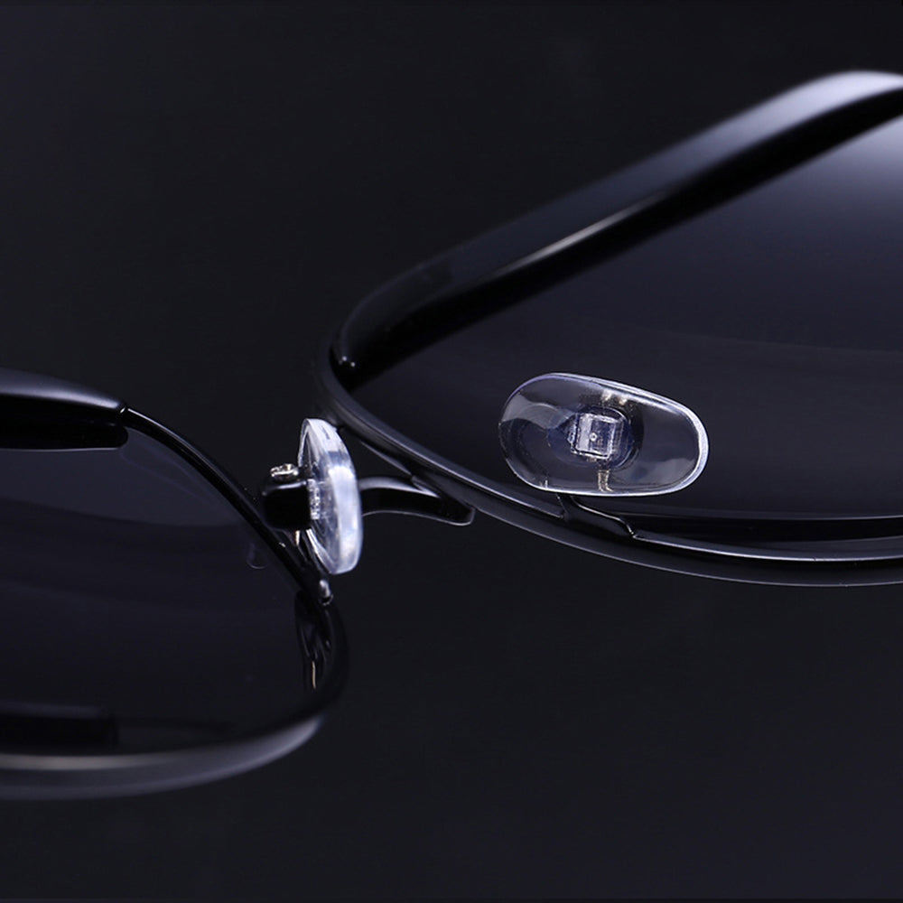 Techsuit - Sunglasses Polarized (8702) - for Women with UV Protection, Metal Frame - Tea