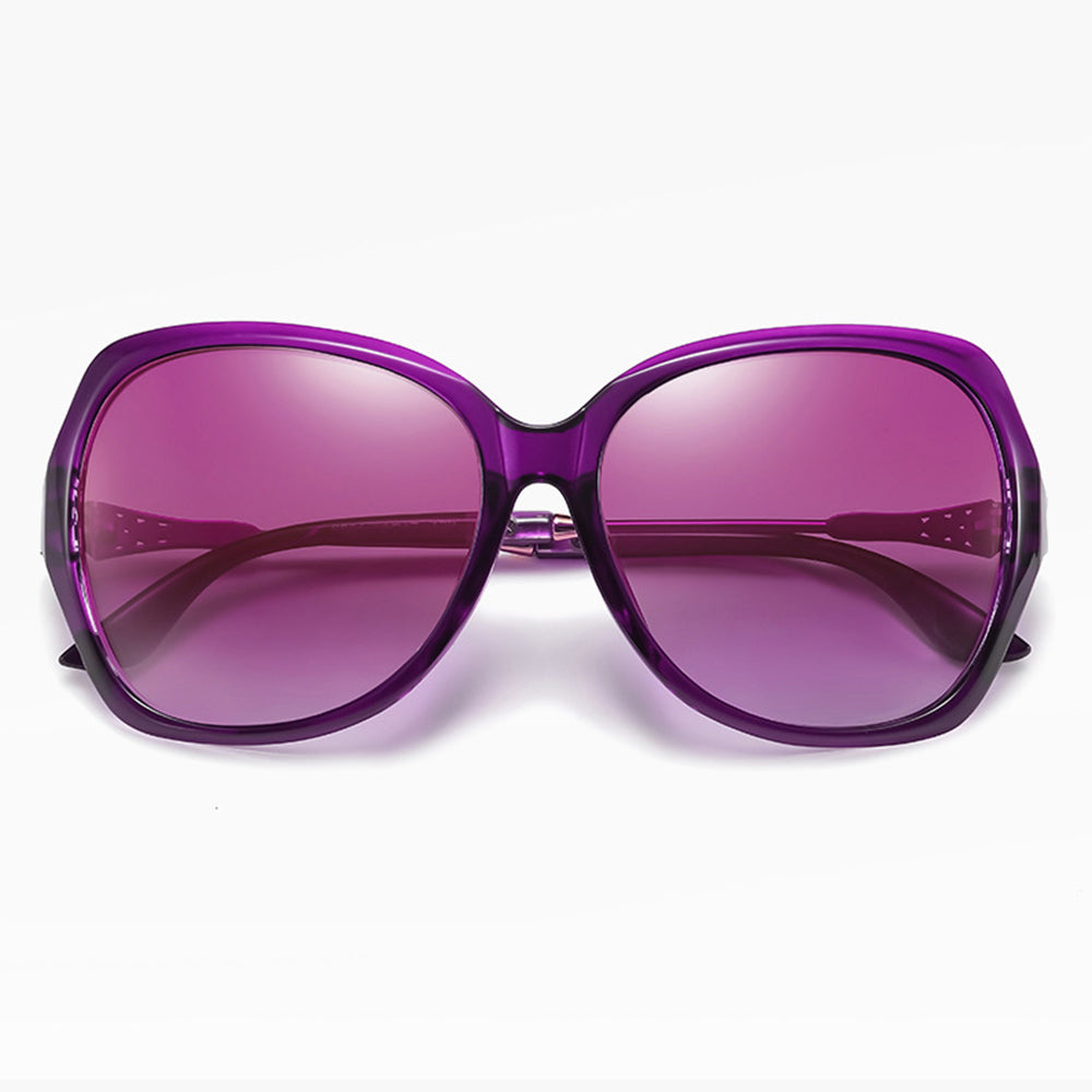 Techsuit - Sunglasses Polarized (8881) - for Women with UV Protection, PC - Purple
