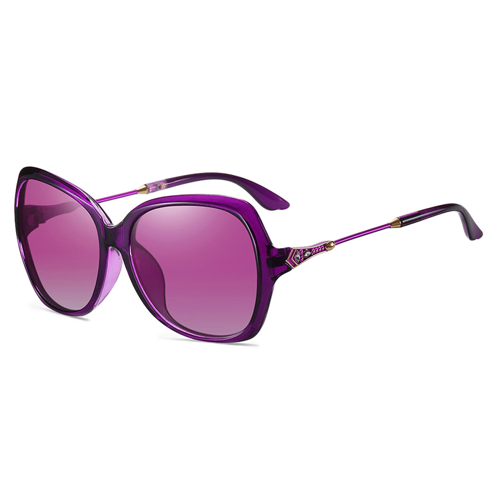 Techsuit - Sunglasses Polarized (8881) - for Women with UV Protection, PC - Purple