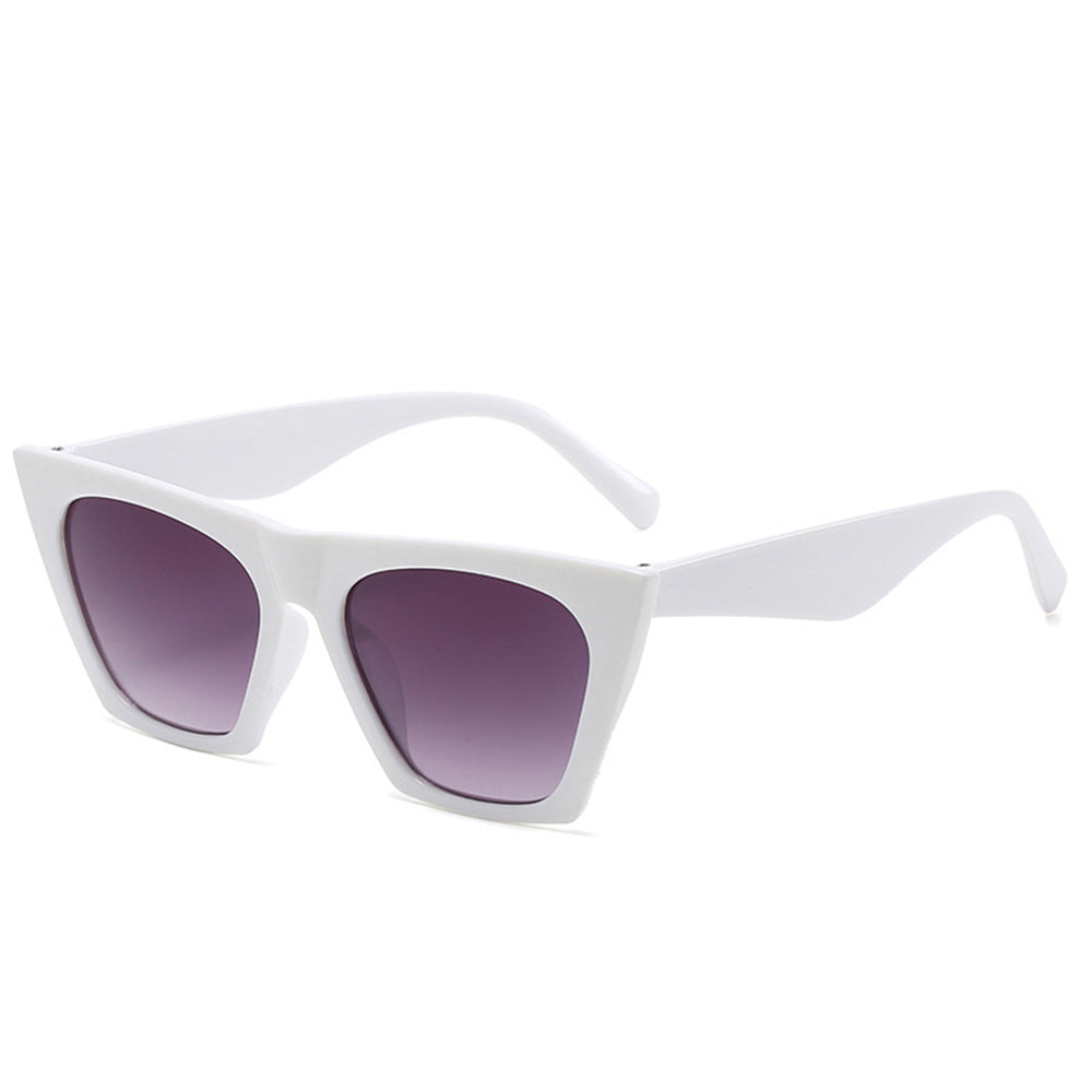 Techsuit - Sunglasses (5154) - for Women, PC Frame and Lens, Square - White / Gray
