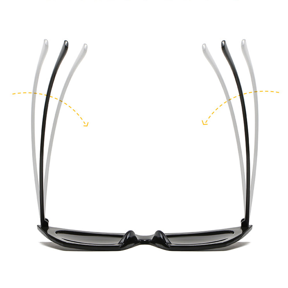 Techsuit - Sunglasses (5154) - for Women, PC Frame and Lens, Square - White / Gray