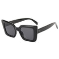 Techsuit - Sunglasses (5277) - for Women with PC Frame and Lens, Square Shape - Black / Gray