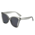 Techsuit - Sunglasses (5335) - for Women with PC Frame and Lens, Butterfly Shape - Gray