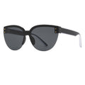 Techsuit - Sunglasses (6506) - for Women, PC Frame and Lens - Bright Black / Gray