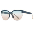 Techsuit - Sunglasses (6506) - for Women, PC Frame and Lens - Green / Brown