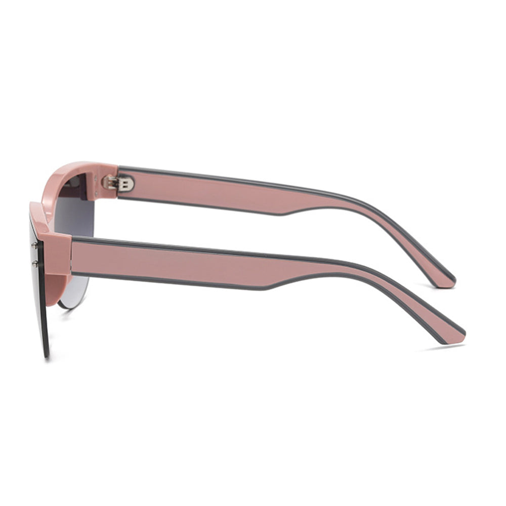 Techsuit - Sunglasses (6506) - for Women, PC Frame and Lens - Green / Brown