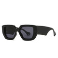 Techsuit - Sunglasses (86321) - for Women with PC Frame and Lens, Vintage - Black / Gray