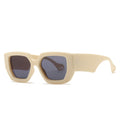Techsuit - Sunglasses (86321) - for Women with PC Frame and Lens, Vintage - Beige