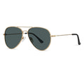 Ochelari de Soare Unisex - Techsuit (3025) - Gold / Green