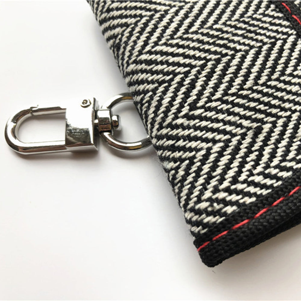 Techsuit - RFID Anti-Theft (AF1) - for Cards & Keys, Waterproof Leather, Metal Hybrid Fibre, EMF Blocker, 12.5x9 - Grey