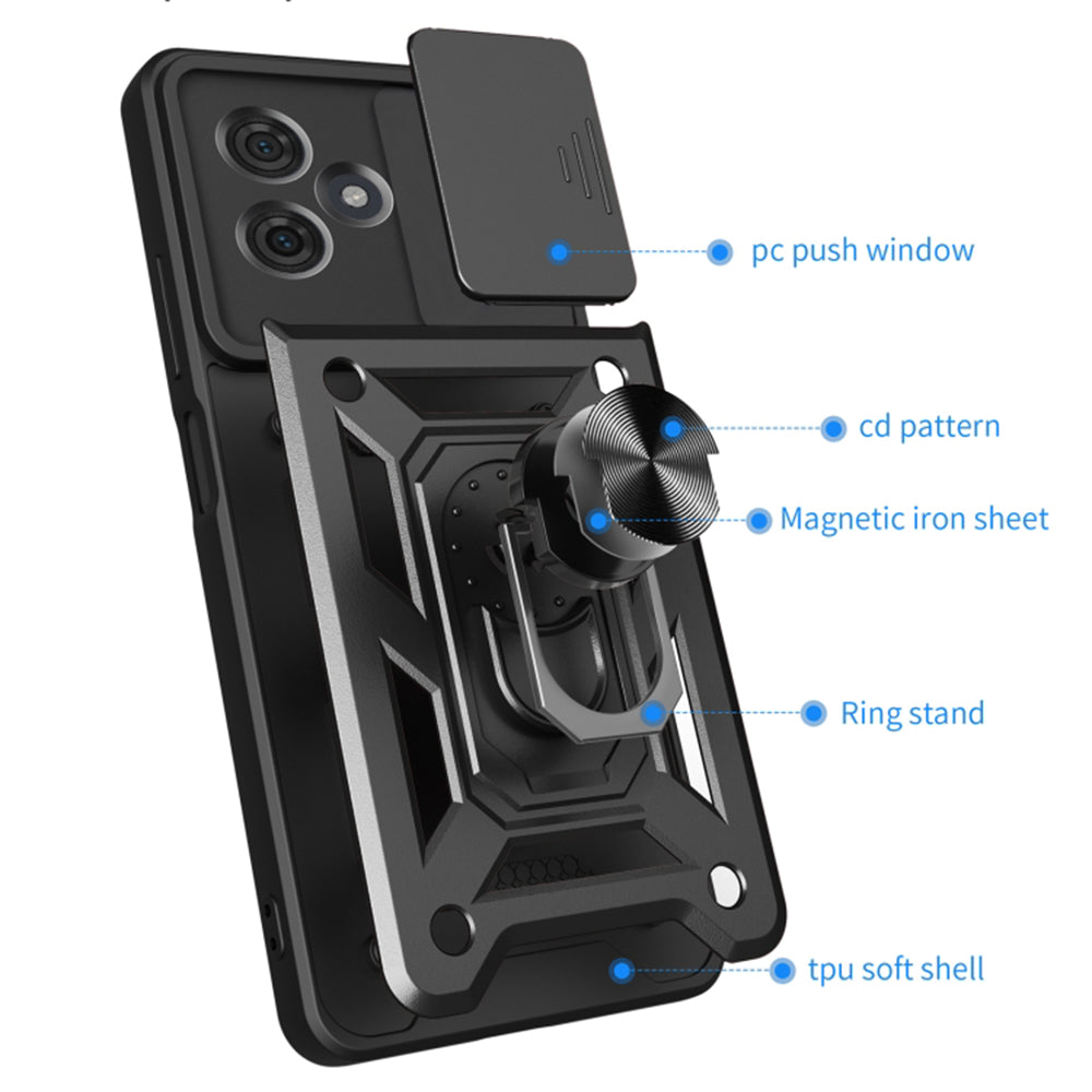 Techsuit - CamShield Series - Motorola Moto G54 Power Edition / G64 - Black