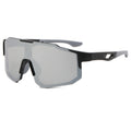 Techsuit - Bike Glasses (9337) - for Cycling, Sport Outdoor Activities, with UV Protection, PC Frame, Unisex - Black / S