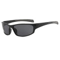Techsuit - Bike Glasses (9937) - for Cycling, Sport Outdoor Activities, PC, Rectangular Shape, Unisex - Black